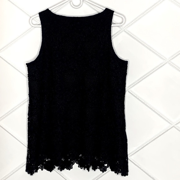 J Jill Top Lace Top, Size S, Navy Blue. - Picture 2 of 5